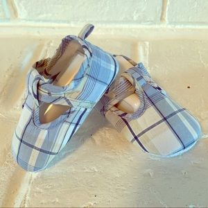 Baby Boy Plaid Shoes